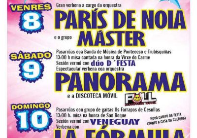 Cartel festas de agosto vimianzo 2025