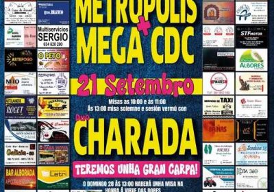 Cartel Festas de Colúns Virxen das Dores Mazaricos 2025