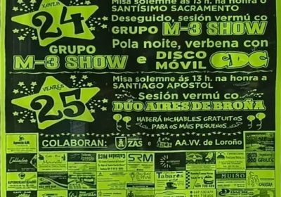 Cartel Festas de Loroño 2025