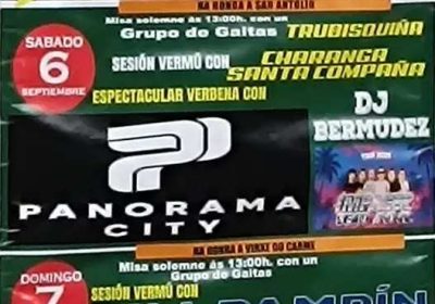Cartel Festas de San Antolín de Baíñas 2025