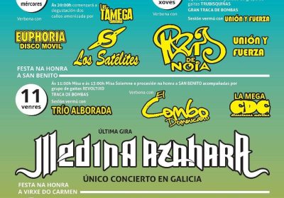 Cartel festas de san cristobo carnes 2025