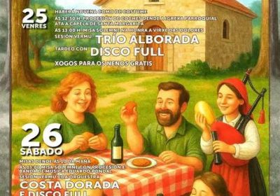 Cartel Festas de Santa Margarita de Muiño