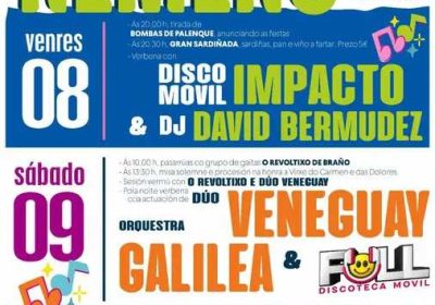 Cartel Festas do Sacramento de Nemeño 2025
