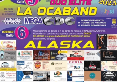 Cartel festas do socorro de coucieiro 2025
