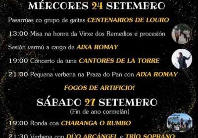 Cartel festas dos remedios de come 2025