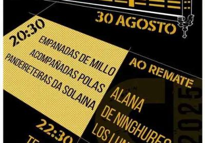 Cartel Festorreo 2025 en Lira Carnota
