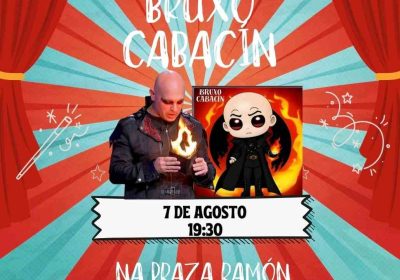 Cartel Maxia da Man do Bruxo Cabacín en Laxe 2025