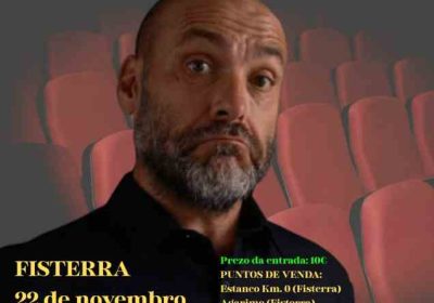 Cartel obra de teatro en fisterra xa que o sabes voucho a contar (e cantar) 2025
