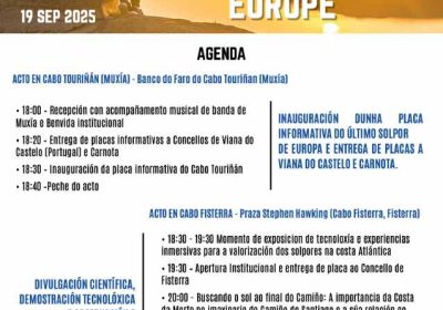 Cartel programa do atlantic sunset costa da morte 2025
