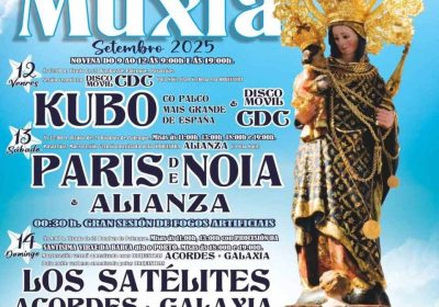 Cartel Romaría da Barca 2025 en Muxía