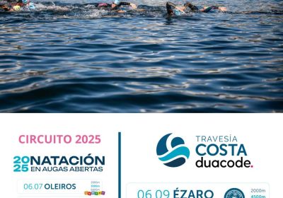 Cartel Travesía Costa EZARO 2025