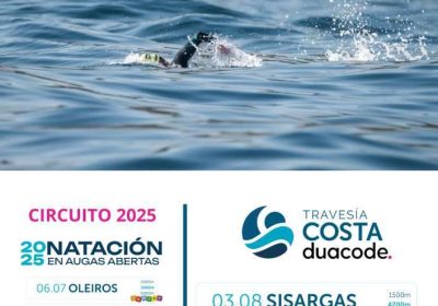 Cartel Travesía Costa SISARGAS 2025