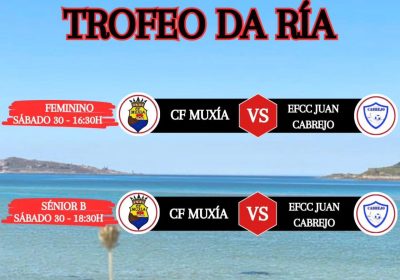 Cartel trofeo da ría en muxía