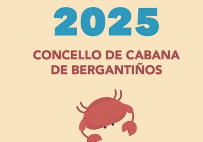 Cartel verán cultural do concello de cabana de bergantiños 2025