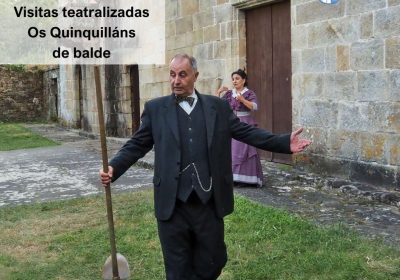Cartel Visitas Teatralizadas Torres do Allo Baio