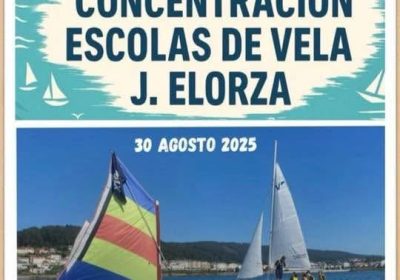 Cartel XXIV Concentración Escolas de Vela J Elorza