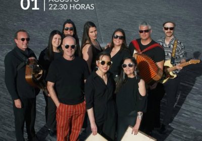 Cartel Xabier Díaz e Adufeiras do Salitre en Carballo