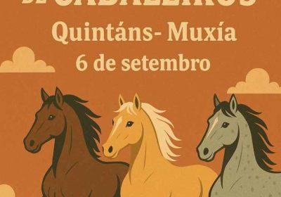 Cartel xuntanza cabaleiros quintáns muxía 2025