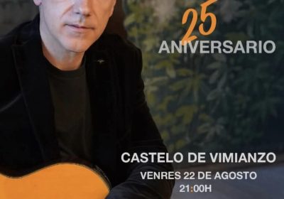 Cartel concierto 25 aniversario de emilio rúa en vimianzo