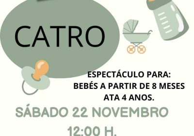 Catro, Espectáculo para bebés en Fisterra