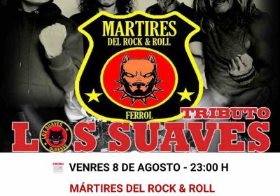 Concerto tributo a los suaves de mártires del rock and roll en cee