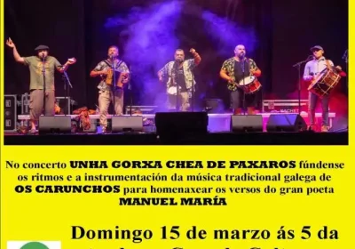 Concerto de Os Carunchos en Mazaricos