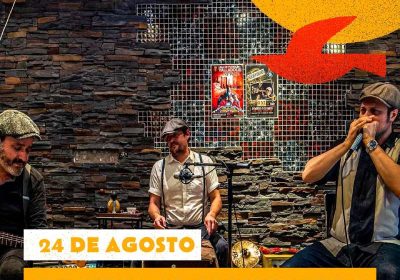 Concierto de blues moonshiners en el camping lago mar de muxía