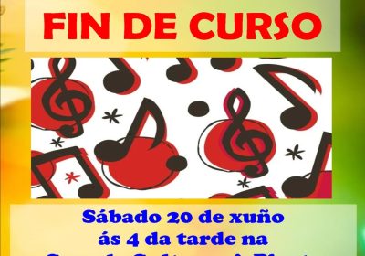 Concierto de fin de curso de la Escuela de Música Moderna de Mazaricos