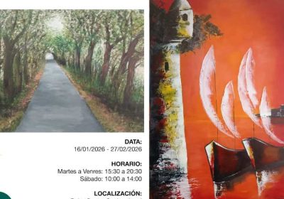 Esposición Pintura de Dolores Figueroa e Isabel Pardo en Baio