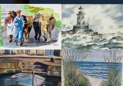 Exposición de pinturas Galicia, paisaxes con luz