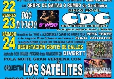 Festas de San Vicente en Duio Fisterra