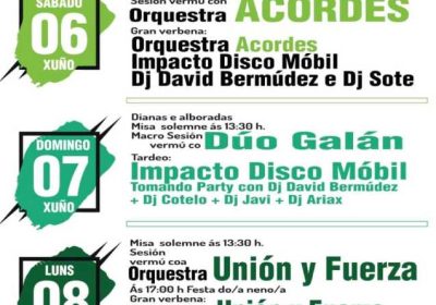 Festas do Sacramento 2026 en Paiosaco