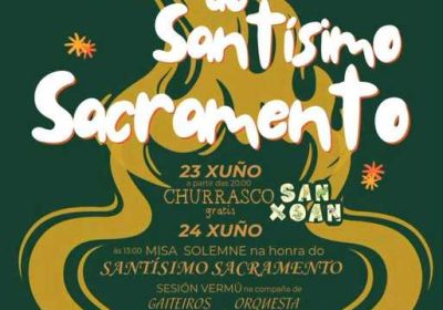 Festas do Santísimo Sacramento 2026 en Traba de Laxe