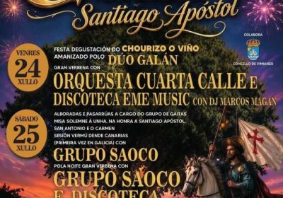 Fiestas de Santiago Apóstol 2026 en Cereixo