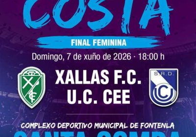 Final femenina de la Copa da Costa en Santa Comba