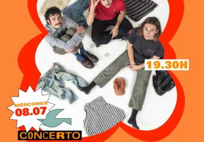 Cartel del concierto de Go Cactus en Camping Lago-Mar, Muxía