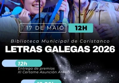 Letras Galegas 2026 en Coristanco
