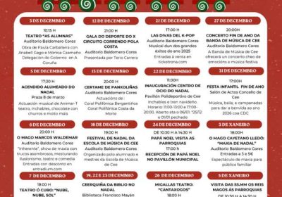 Nadal 2025 2026 en Cee