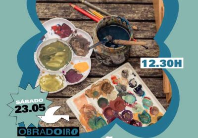 Obradoiro de Arte e Viño no Camping Lago Mar