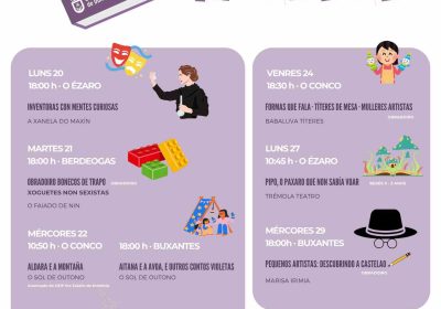 Outono nas bibliotecas de dumbría 2025