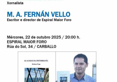 Presentación do libro as almas da fisterranía