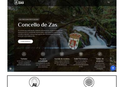 Presentación nova web Zas