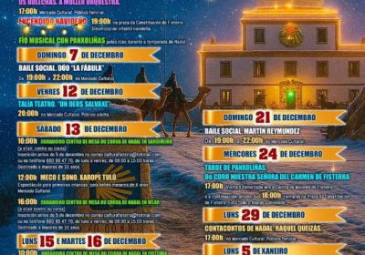 Programa Navidad 2025 en Fisterra