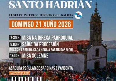 Romería de Santo Hadrián 2026 en Malpica de Bergantiños
