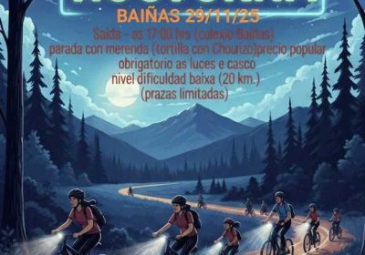 Ruta BTT Nocturna en Baíñas