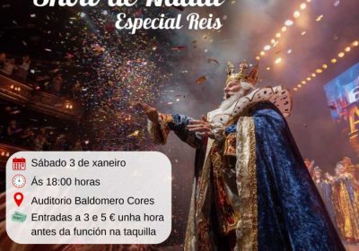 Show de Navidad especial reyes 2026 en Cee