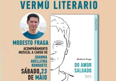 Vermú Literario en Corcubión no Bar A Gavilla con Modesto Fraga