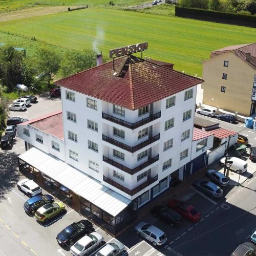 Vista De Dron Del Restaurante Pension Santos 3 (1)