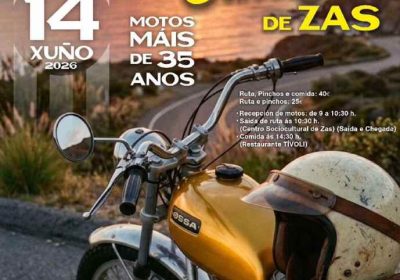 XVII Concentración de Motos Antigas de Zas