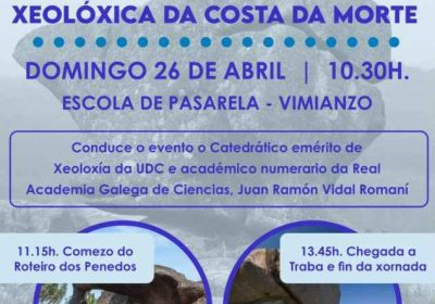 Xornada de sensibilización ambiental sobre a riqueza xeolóxica da Costa da Morte en Vimianzo